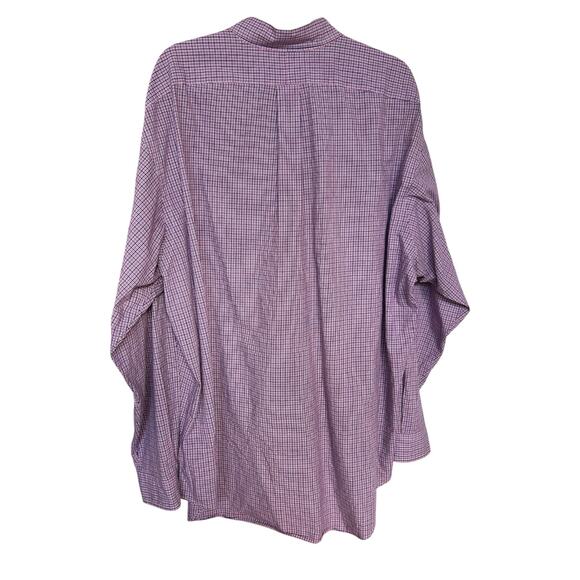 Ralph Lauren Men's Blake Cotton Red White + Blue Plaid Button Down Size 2X - Picture 5 of 5